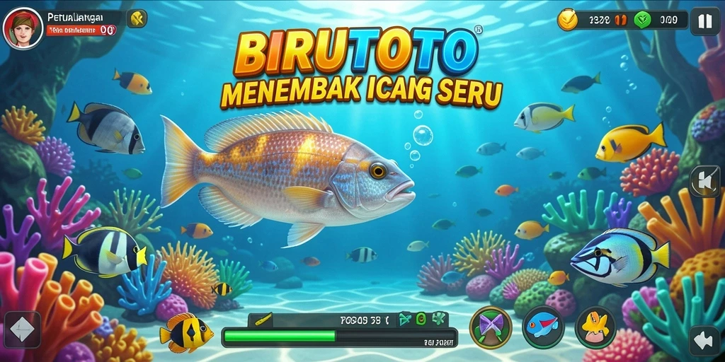 Tangkapan ikan yang berwarna-warni dalam BIRUTOTO.
