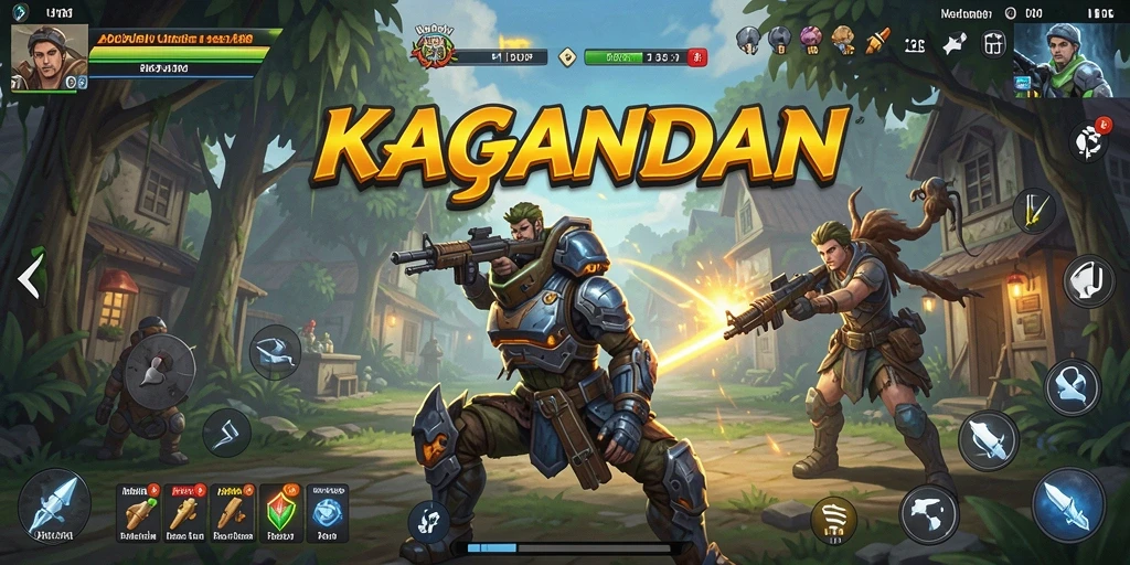 Tampilan utama KAGANDAN yang intuitif dan praktis untuk digunakan.