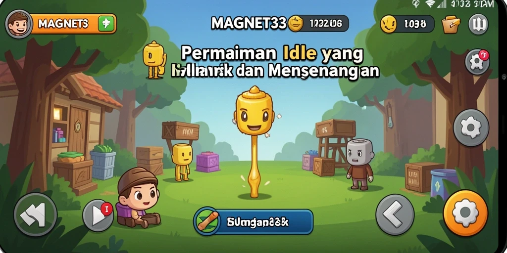 Tampilan gameplay <strong>MAGNET33</strong> yang seru dan menarik dalam kategori Idle.