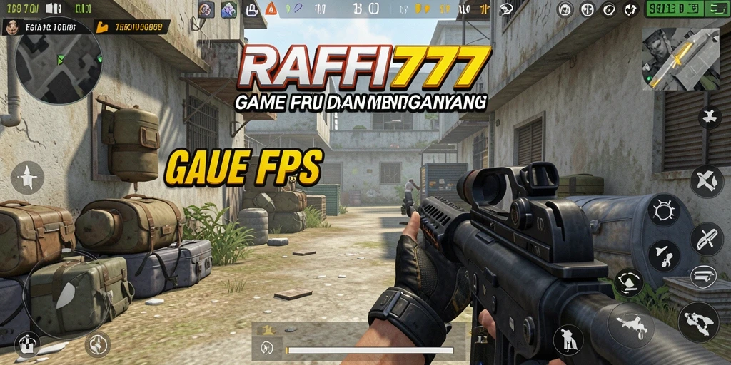 Tampilan gameplay RAFFI777 dengan aksi tembak-menembak yang seru.