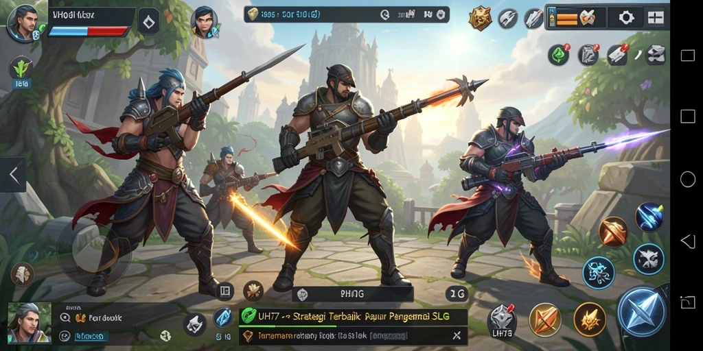 Tampilan gameplay UH77 dengan strategi menegangkan dan pertempuran seru.